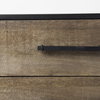 Alvin  Wood with Metal Framing Accent Cabinet, Cabinets & Chest by Mercana, 34.5" length x 21.5" width x 30" height thumbnail 13