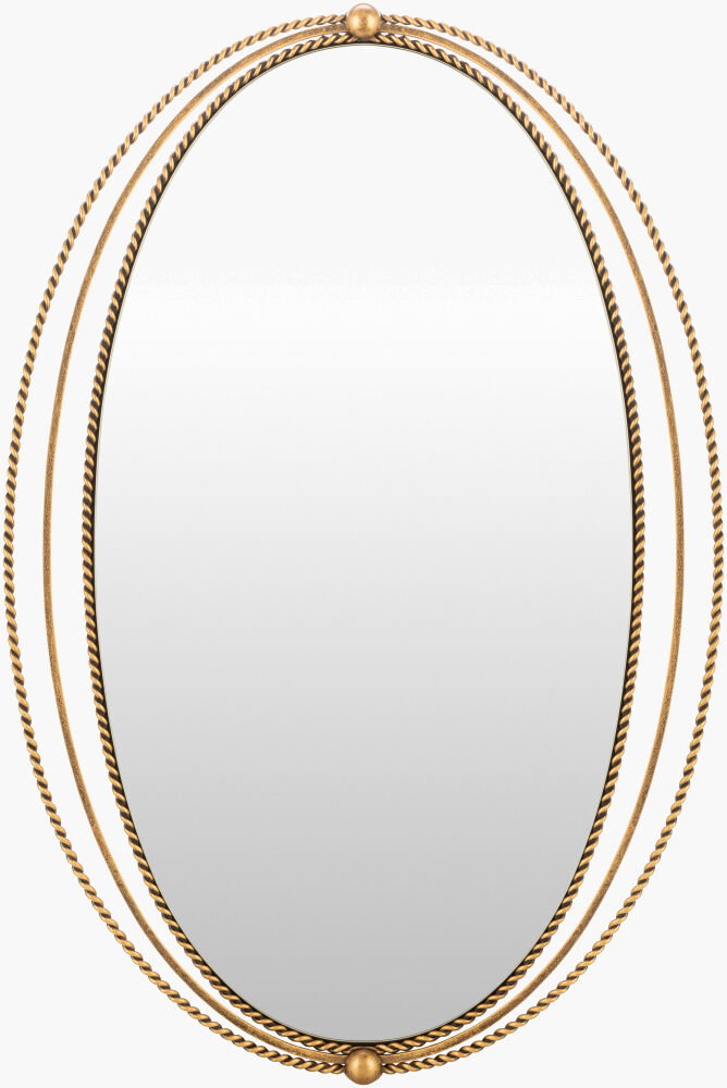 Chasm Accent Mirror, by Surya, 20" width x 30" height