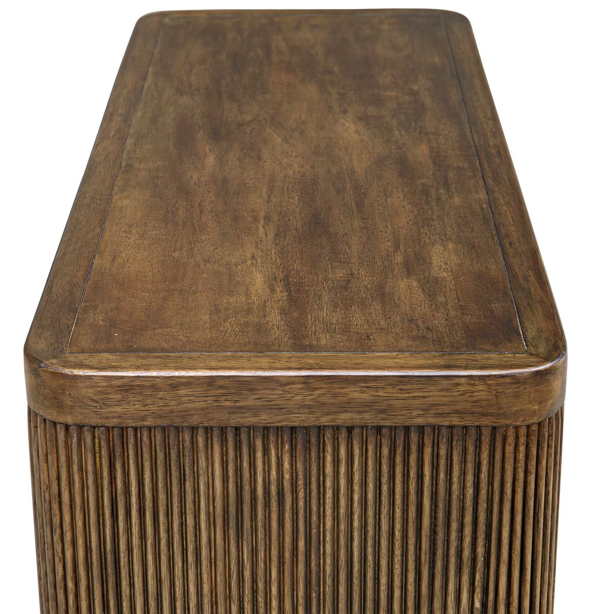 Pinstripe Tambour 2 Door Cabinet, Furniture by Uttermost, 36" width x 34.25" height x 14" depth View 7