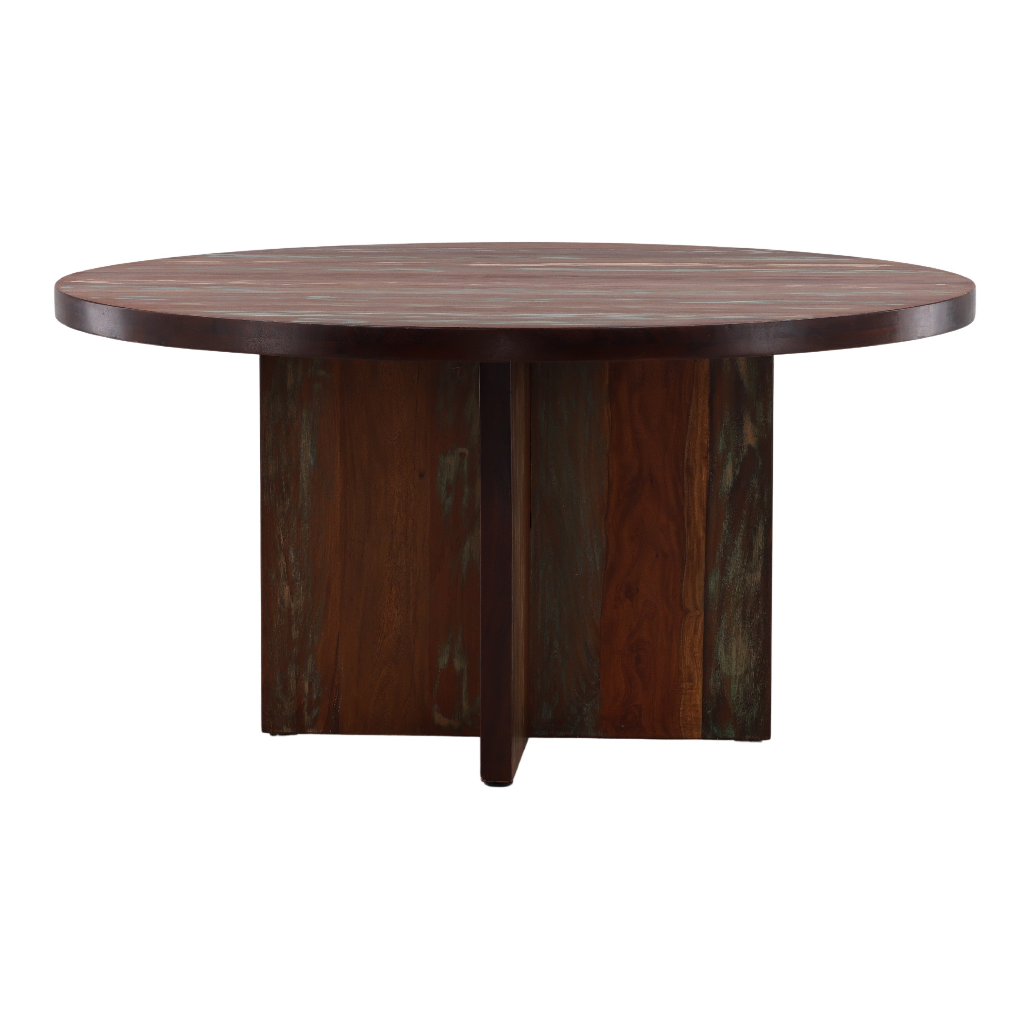 Bay Dining Table Brown, by Dovetail, 60" width x 30" height x 60" diameter x 60" depth View 2