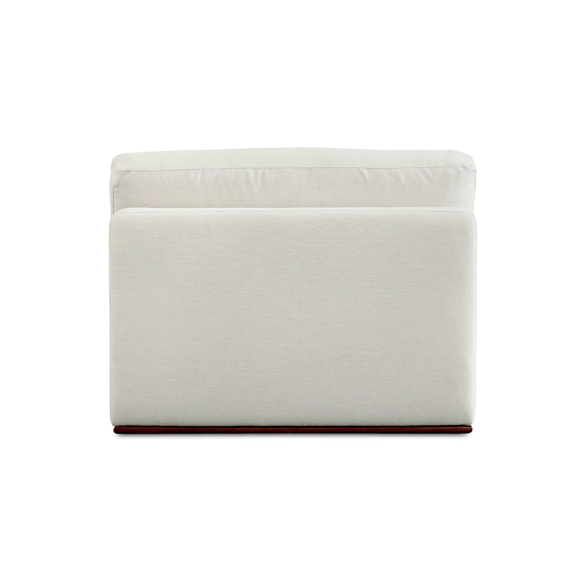 Rue Slipper Chair Off White, Accent Chair by Moe's Home, 41" width x 23.6" height x 41" depth View 5