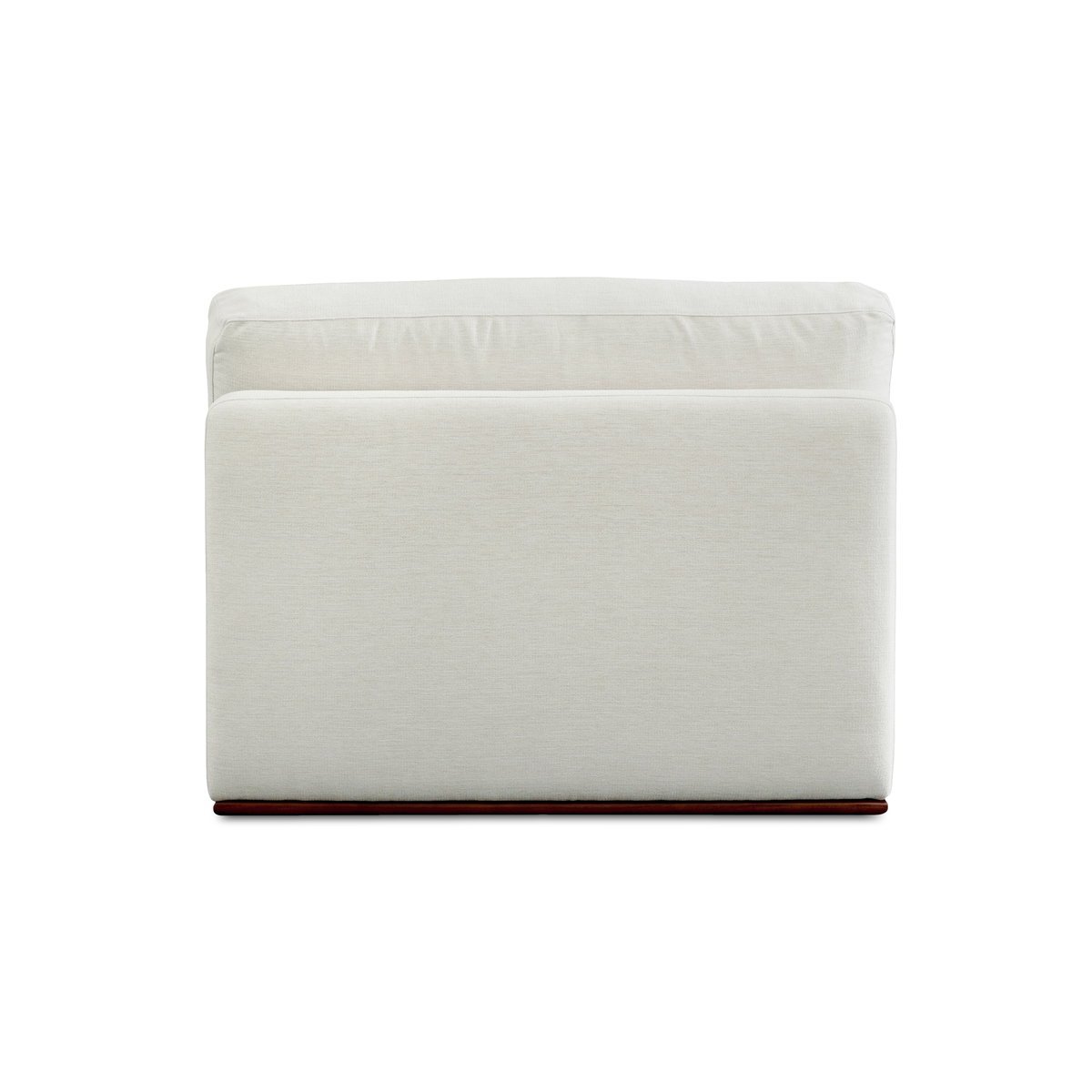 Rue Slipper Chair Off White, Accent Chair by Moe's Home, 41" width x 23.6" height x 41" depth View 5
