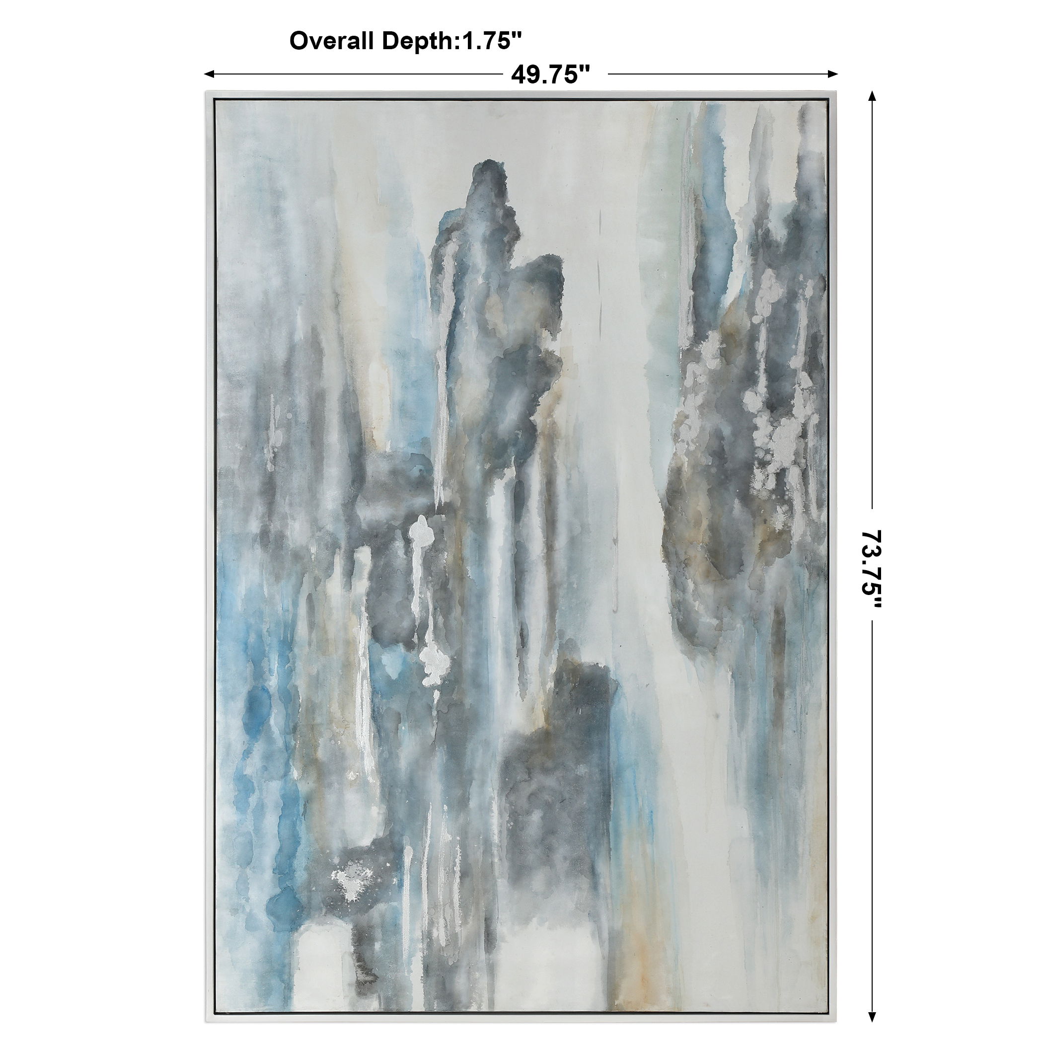 Celebrate Modern Art, Painting by Uttermost, 49.75" width x 73.75" height x 1.75" depth View 3