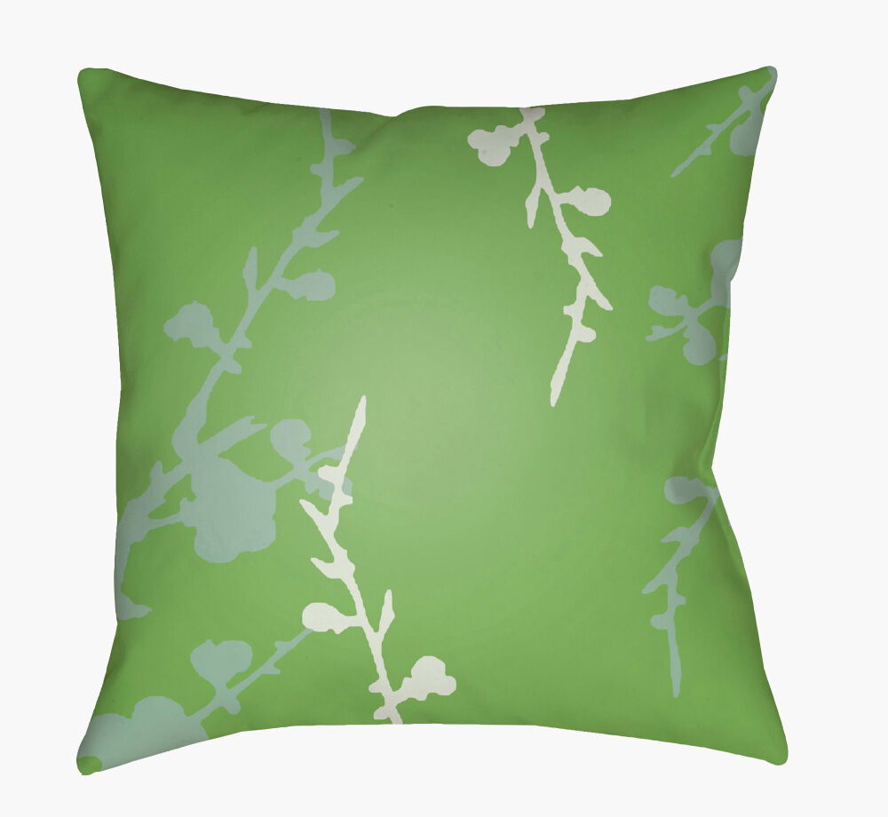 Chinoiserie Floral Accent Pillow, Decorative Pillow by Surya, 20" length x 20" width