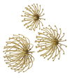Aga Gold Metal Wall Decor Set/3 thumbnail 4