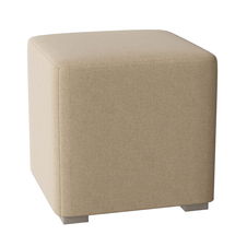 Online Designer Combined Living/Dining Casale Cube Ottoman Body Fabric: 2213-002 Leg Color: Mocha