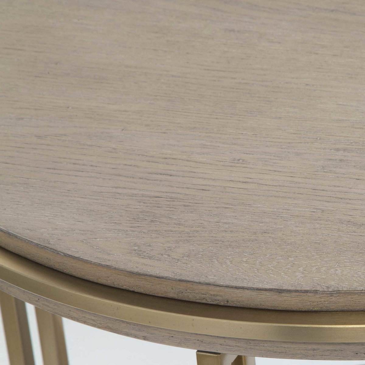 Elise Round Brass Side Table, Side & End Table by Uttermost, 22" width x 23" height x 22" depth View 5