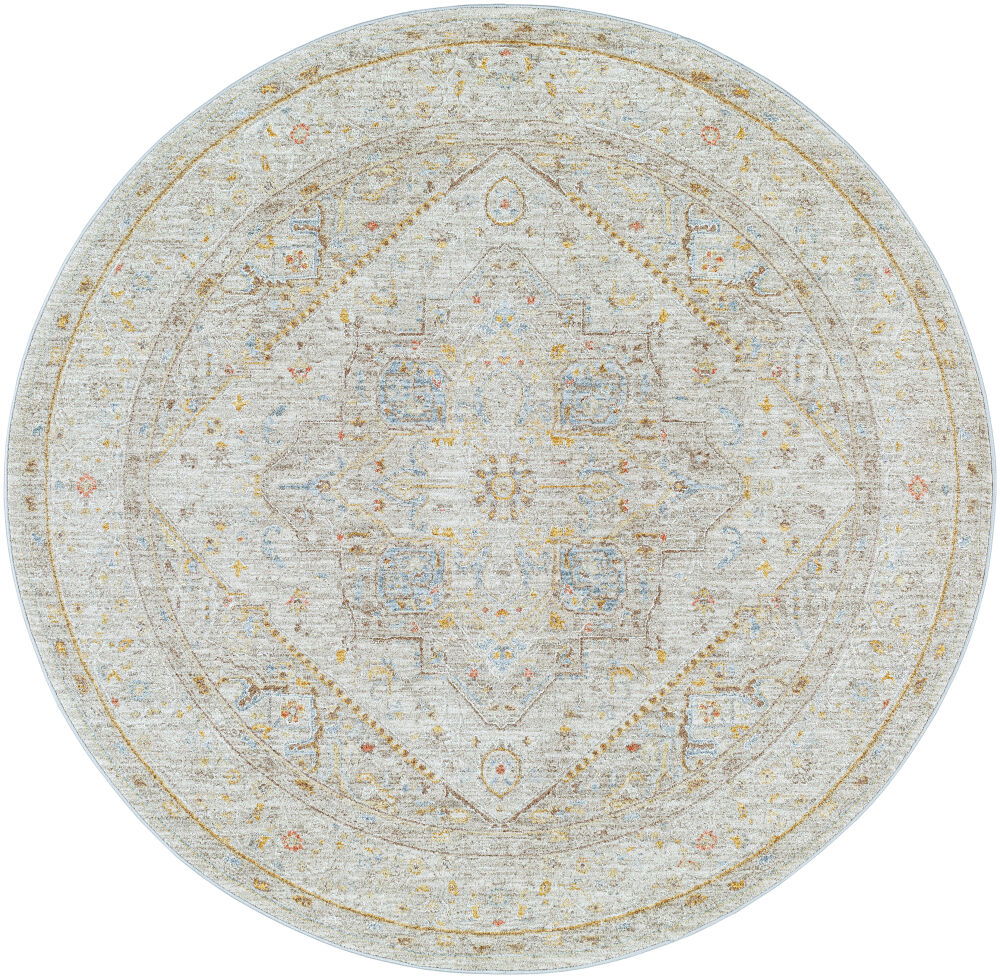 Avant Garde Machine Woven Rug, by Surya, 5'2.99" length x 5'2.99" width