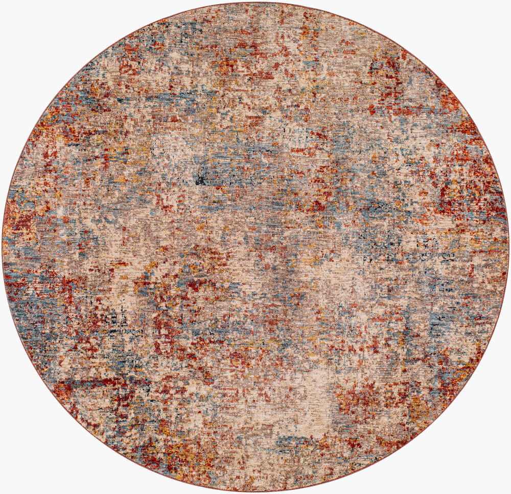 Mirabel Machine Woven Rug, by Surya, 6'6.74" length x 6'6.74" width