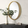 Rhodes Gold Oval Mirror, by Uttermost, 24.25" width x 31.88" height x 1" depth thumbnail 5