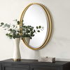 Rhodes Gold Oval Mirror thumbnail 4