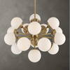 Droplet 16 Light Sputnik Chandelier, by Uttermost, 28.12" width x 17.12" height x 28.12" diameter thumbnail 1