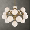Droplet 16 Light Sputnik Chandelier, by Uttermost, 28.12" width x 17.12" height x 28.12" diameter thumbnail 1