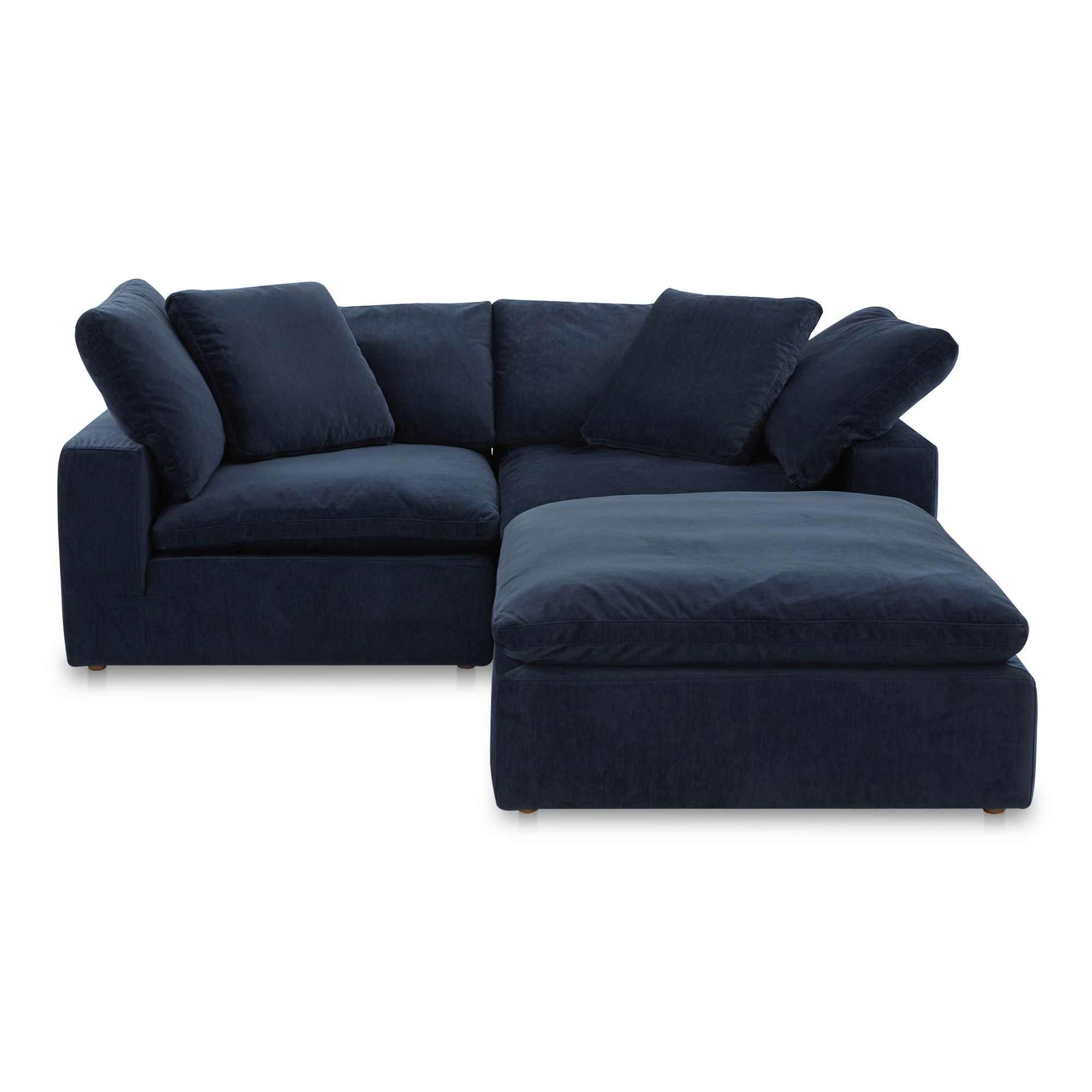 Clay Nook Modular Sectional, Sectional Sofa by Moe's Home, 89" width x 32" height x 89" depth View 1