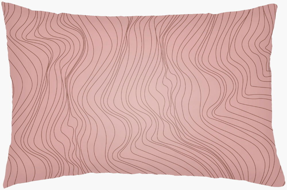 Modern Lines Lumbar Pillow, Decorative Pillow by Surya, 14" length x 22" width