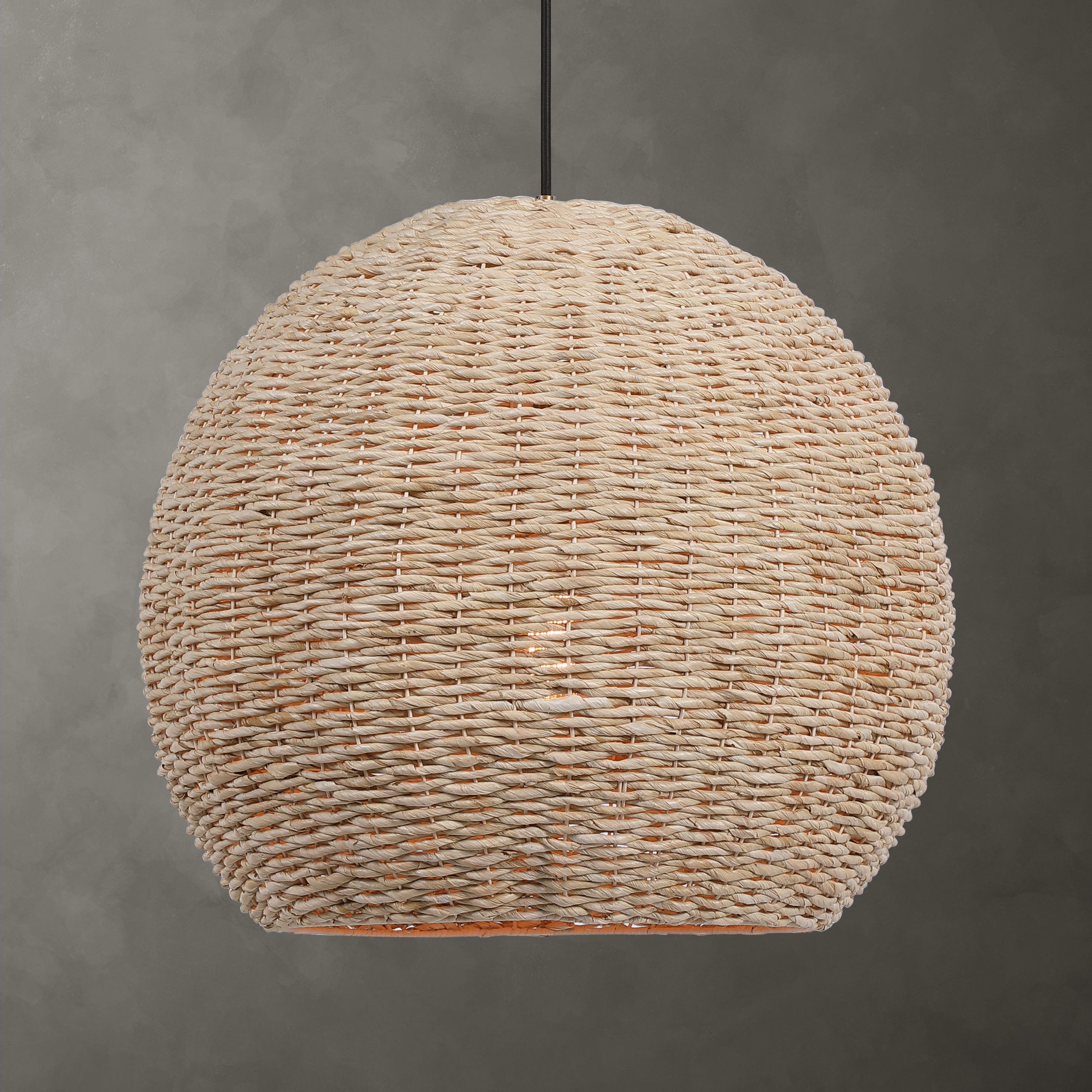 Seagrass 1 Light Dome Pendant large image 