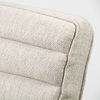 Ajax II Cream Fabric with Brown Wooden Frame Accent Chair, by Mercana, 27" length x 28" width x 30.5" height thumbnail 9