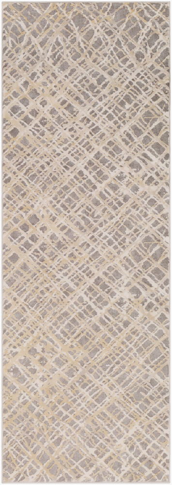 Tibetan Machine Woven Rug, by Surya, 7'6.55" length x 2'7.5" width