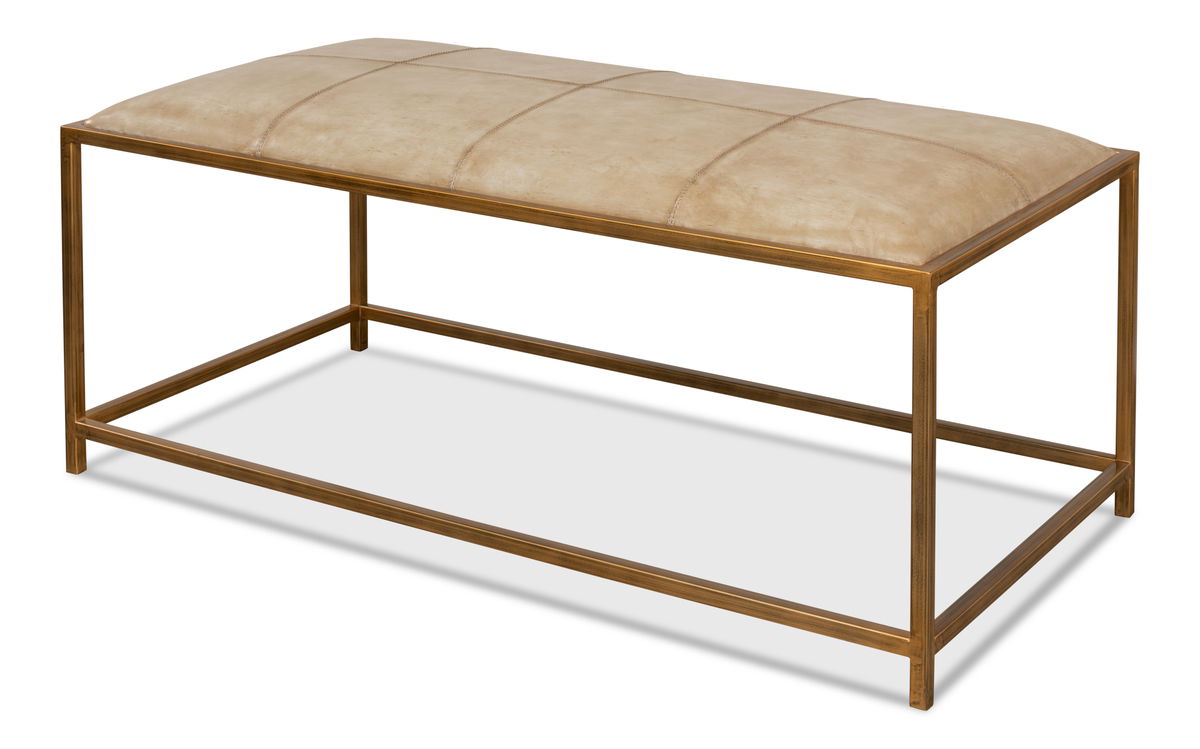 Montvale Coffee Table/Bench, by Sarreid, 2' length x 4' width x 1'6" height View 1