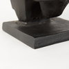 Tauro III (Set of 2) 10L x 5W Black Cast Aluminum Raging Bull Bookends, by Mercana, 9.5" length x 4.25" width x 5.75" height thumbnail 14