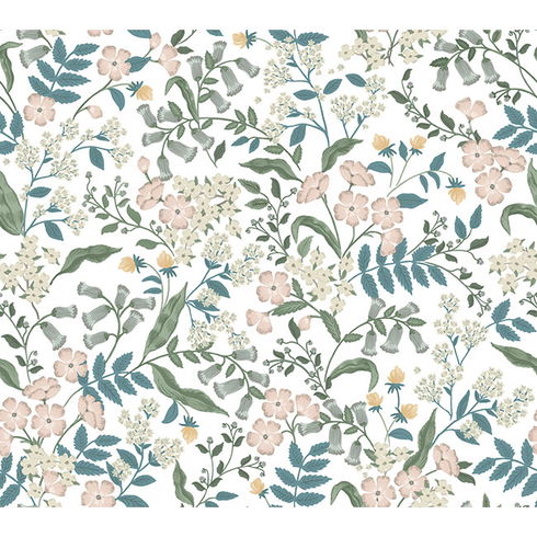 Sweetbrier Blush Peel & Stick Wallpaper
