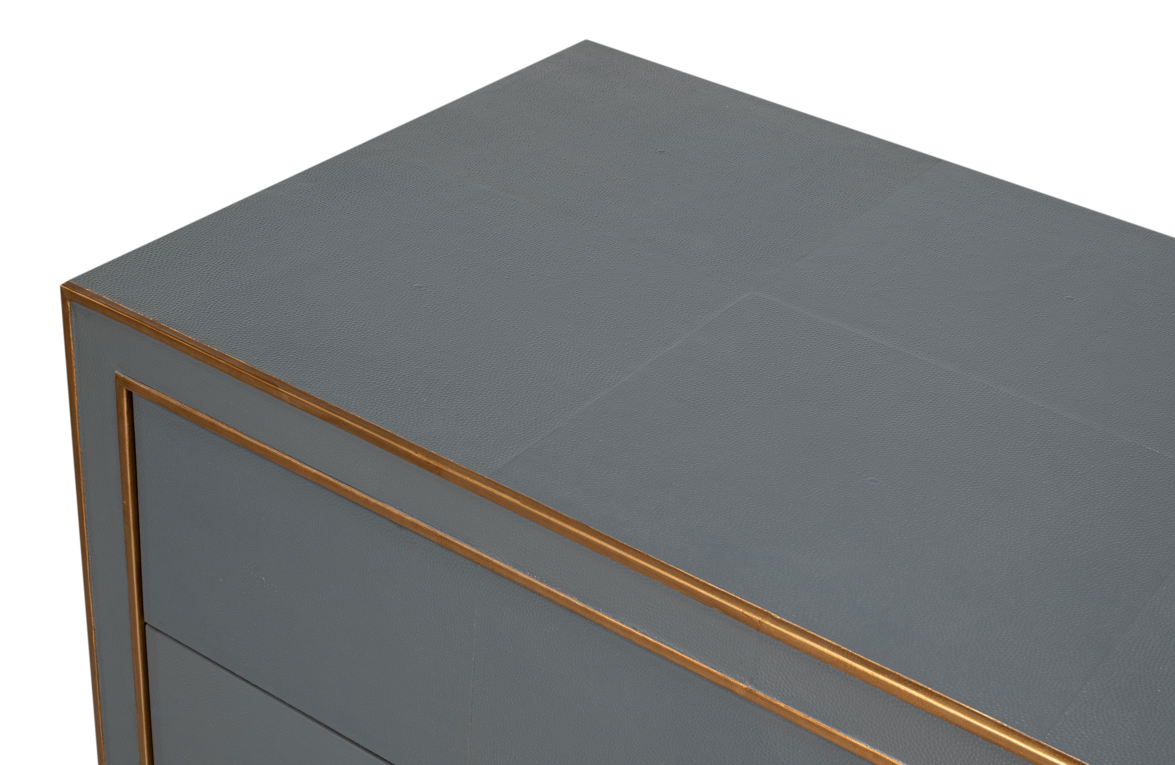 Gabriella Chest Of Drawers, Quiet Shade, Cabinets & Chest by Sarreid, 76" length x 22" width x 40" height View 10