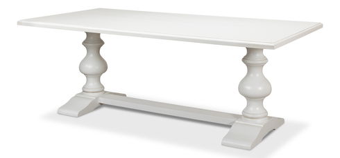 *Lionisio Trestle Table, Cortina White