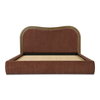 Camilla Queen Bed Chestnut, by Moe's Home, 73" width x 50" height x 85" depth thumbnail 4