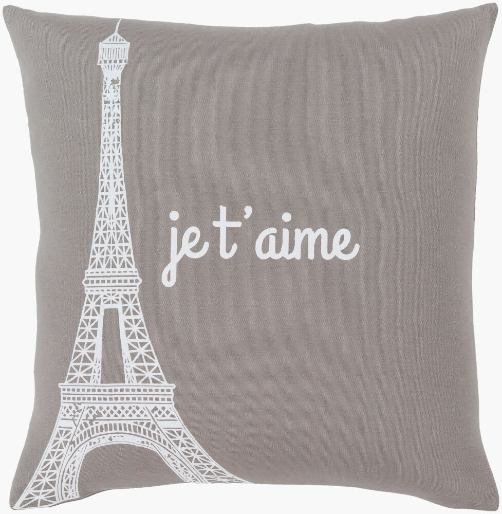 Motto Accent Pillow, Decorative Pillow by Surya, 18" length x 18" width