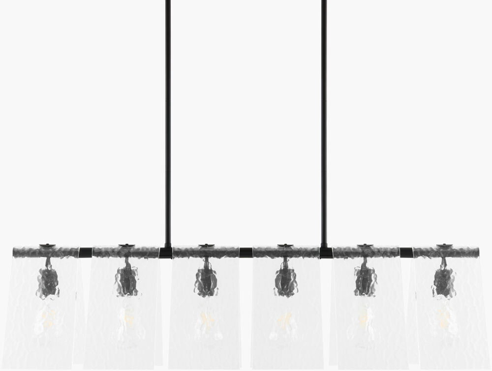 Vitracis Chandelier, by Surya, 38" length x 10" width x 13" height