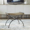 Playa Seagrass Small Bench, Benche by Uttermost, 26.25" width x 21.25" height x 18" depth thumbnail 2