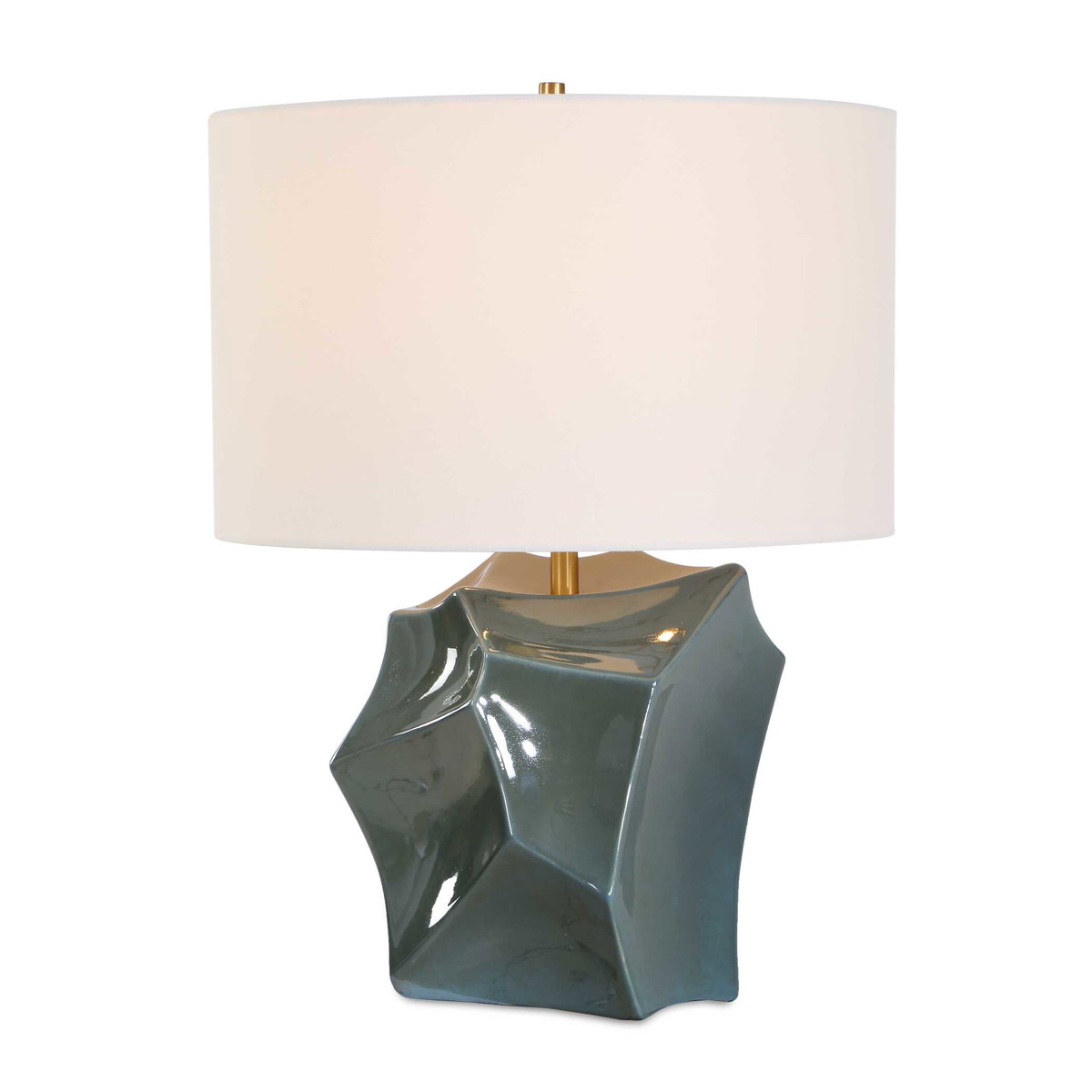 Prisma Smoky Bronze Table Lamp, by Uttermost, 18" width x 24" height x 18" depth View 1