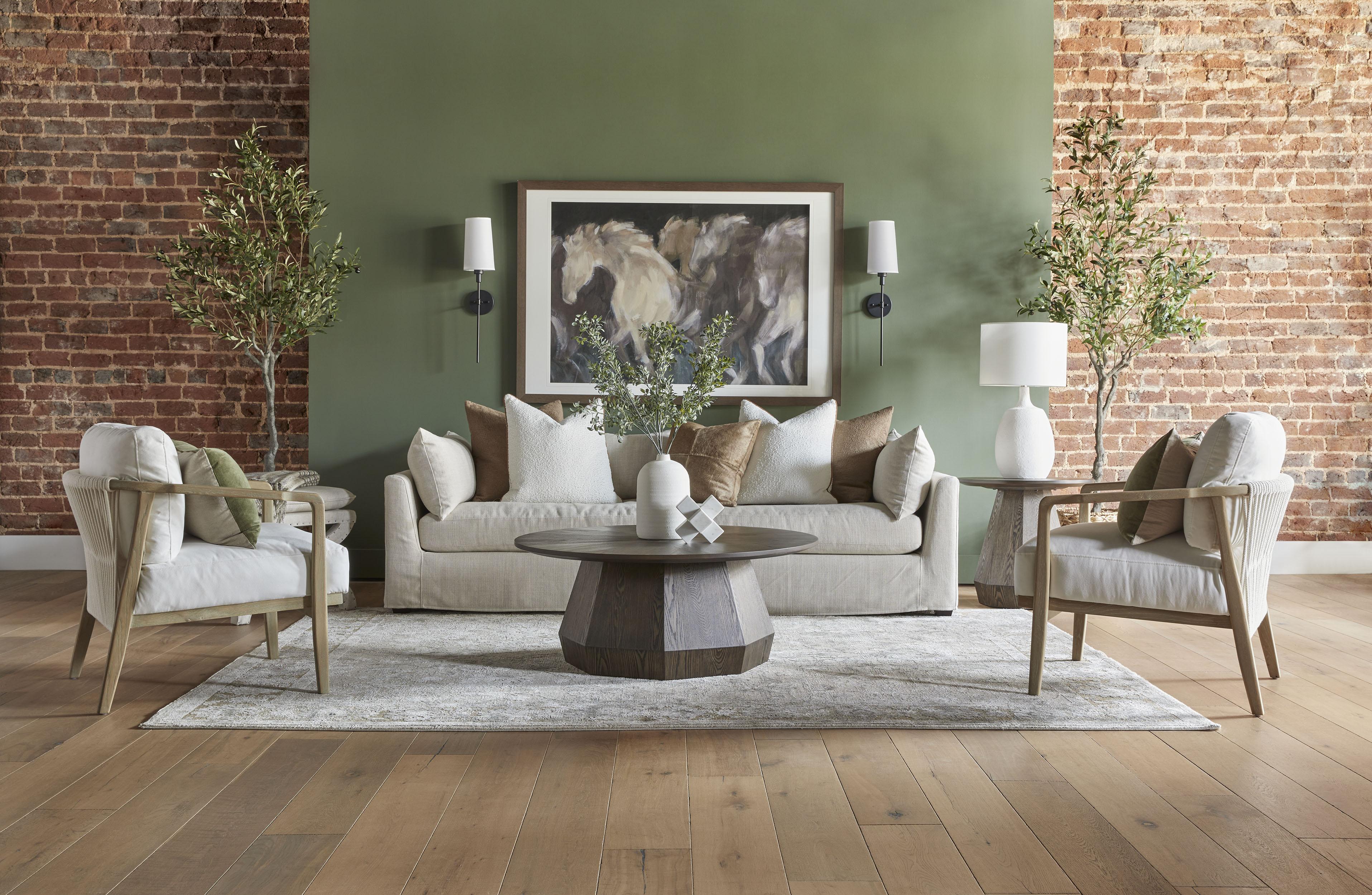 Haven 96' Lounge Slipcover Sofa large image 