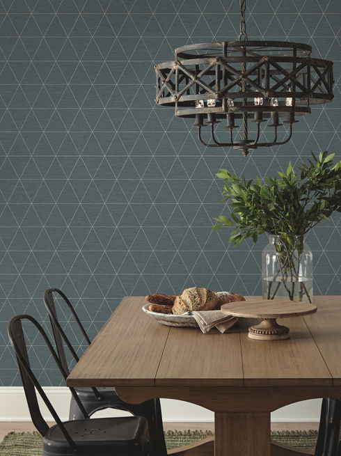 Ridge Dark Grey Wallpaper
