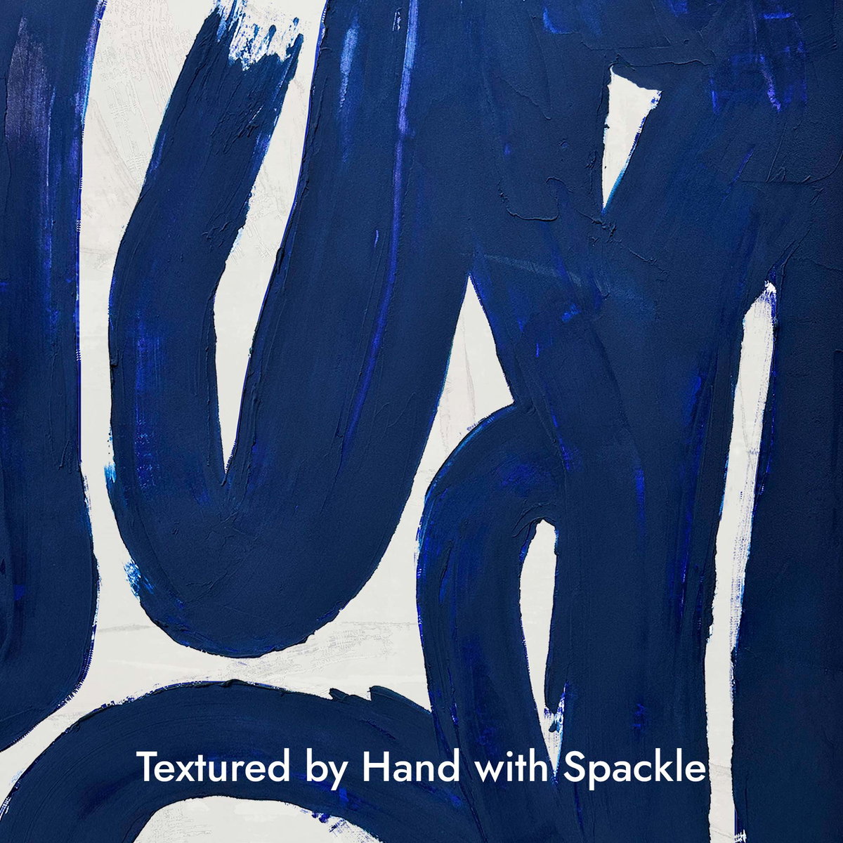 Blue 4 1 (Blue Spackle), Art by Oliver Gal,  20x30 View 3