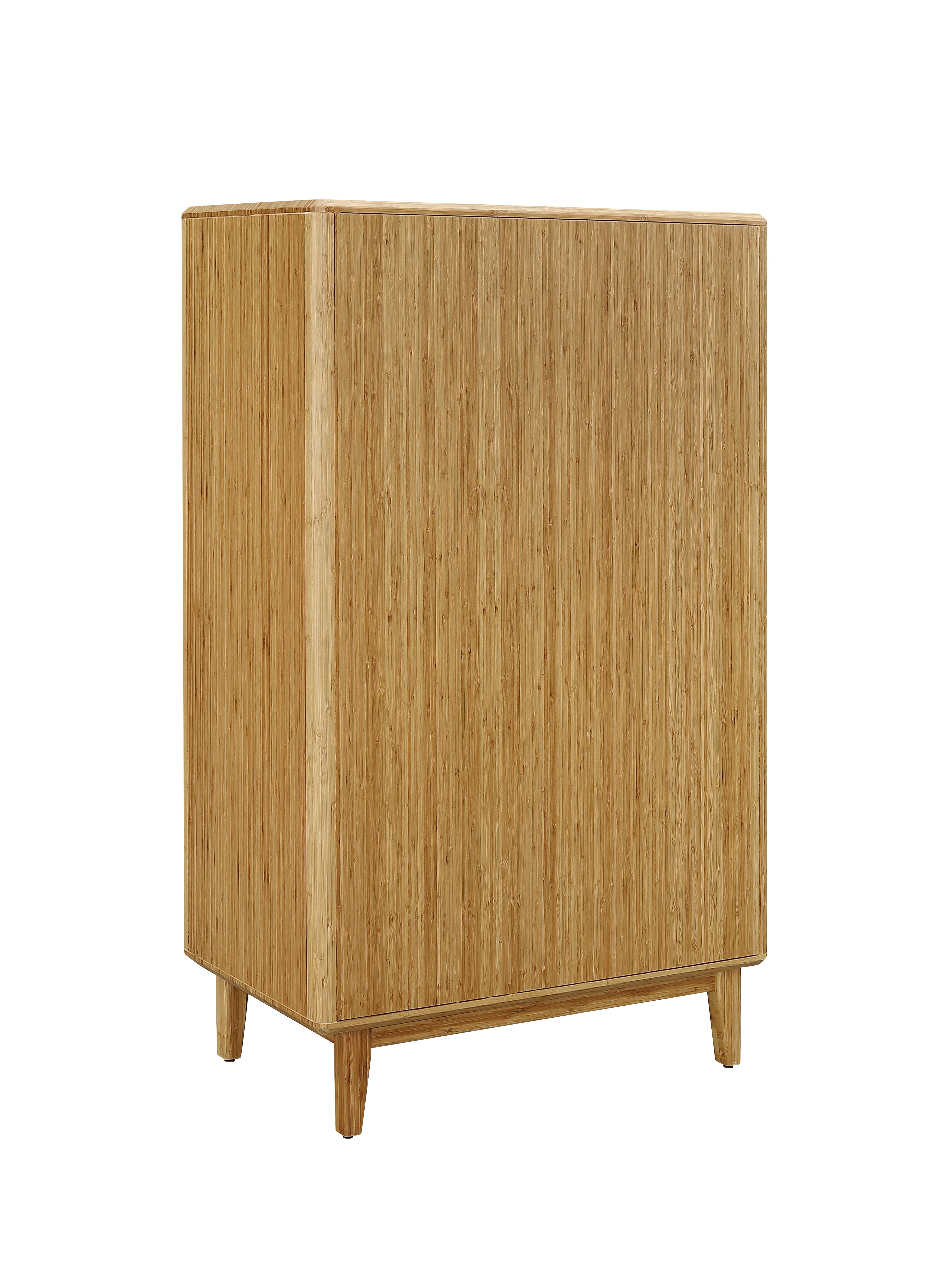 Currant Five Drawer High Chest, Caramelized, Dresser by Greenington, 19" length x 32" width x 52" height View 4