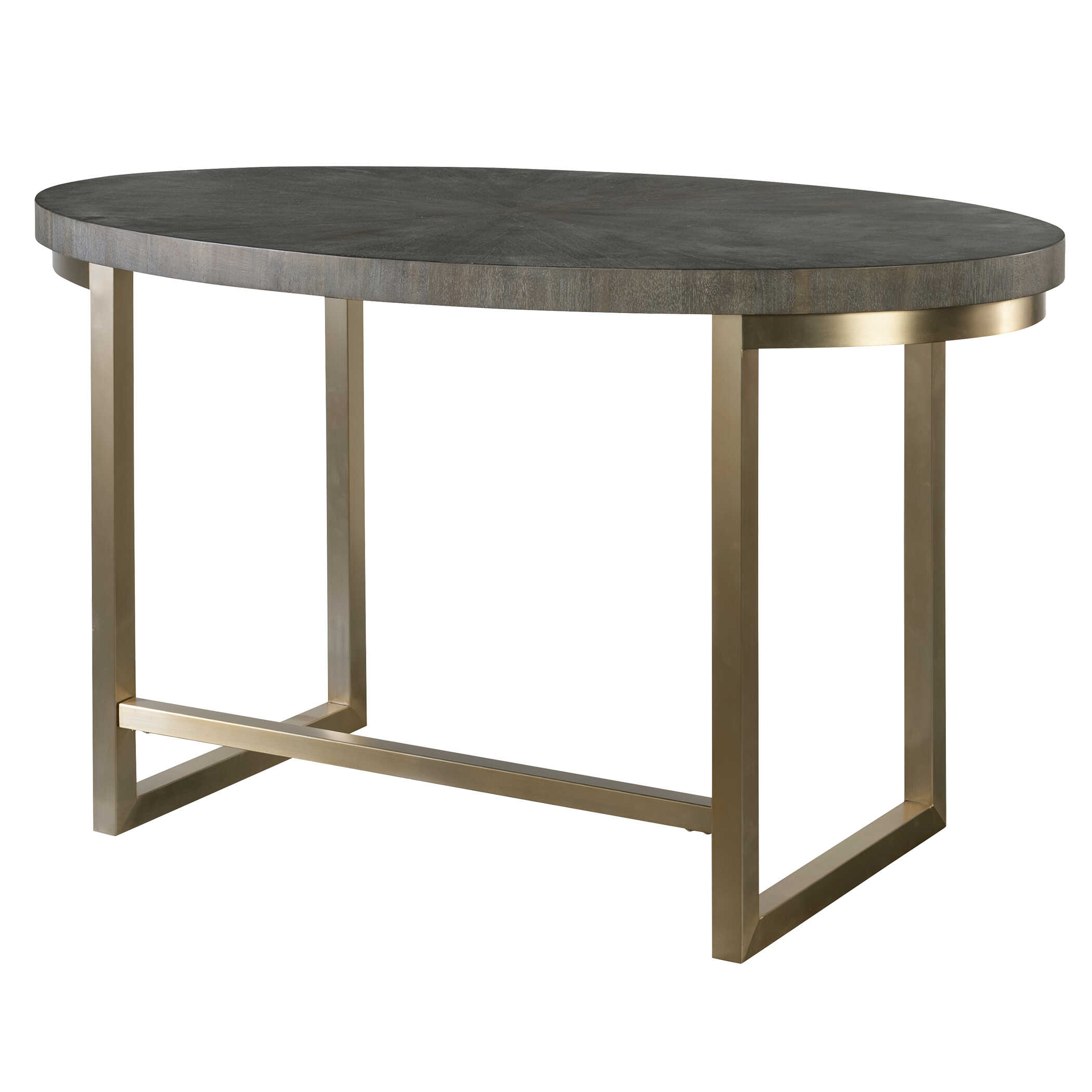 Taja Walnut Oval Desk Taja Walnut Oval Desk large image