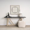 Khloe Small Cream Pouf thumbnail 1