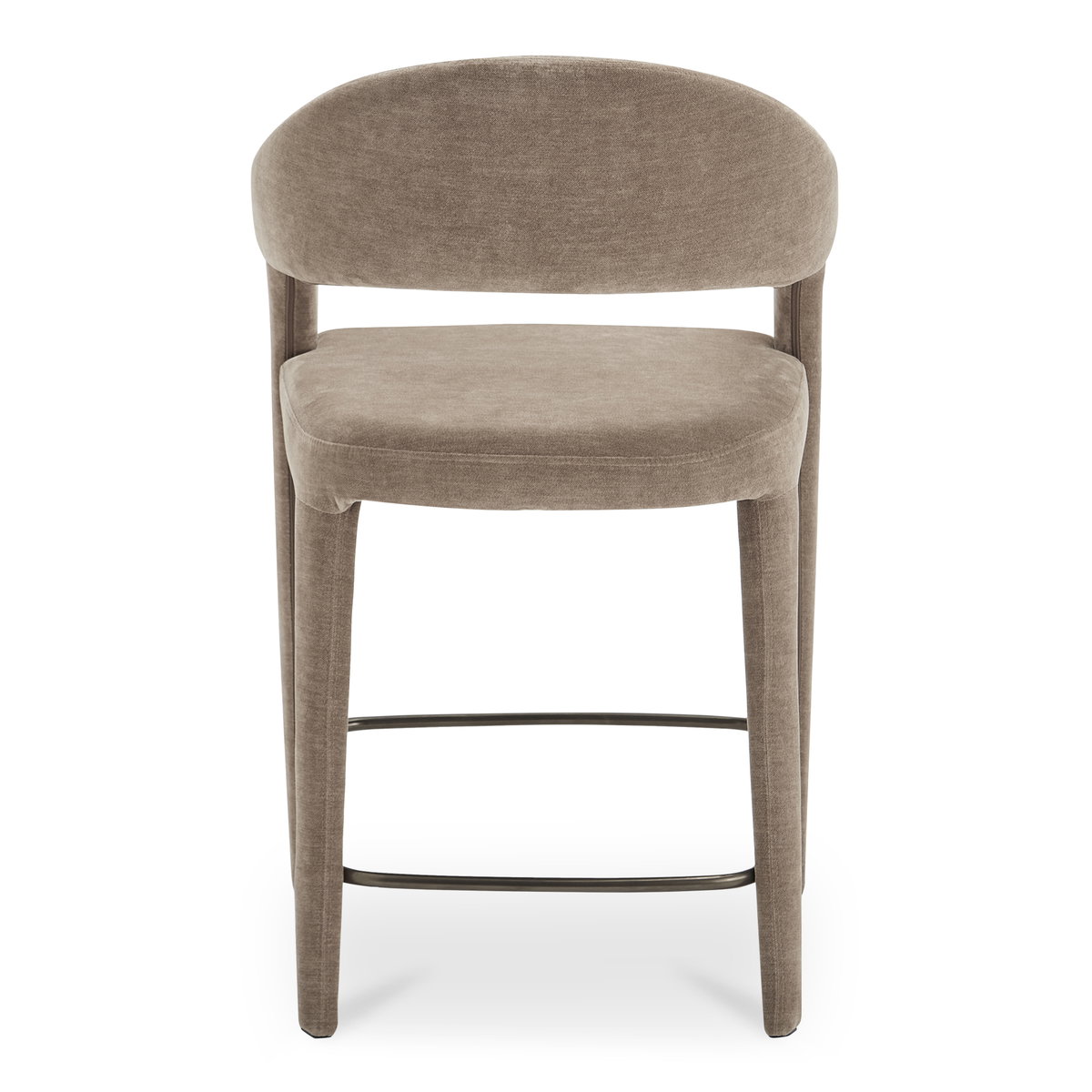 Martens Counter Stool Camel, Counter & Bar Stool by Moe's Home, 23.6" width x 39" height x 23.3" depth View 4