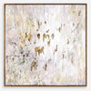 Golden Raindrops Modern Abstract Art, by Uttermost, 62" width x 62" height x 1.5" depth thumbnail 1