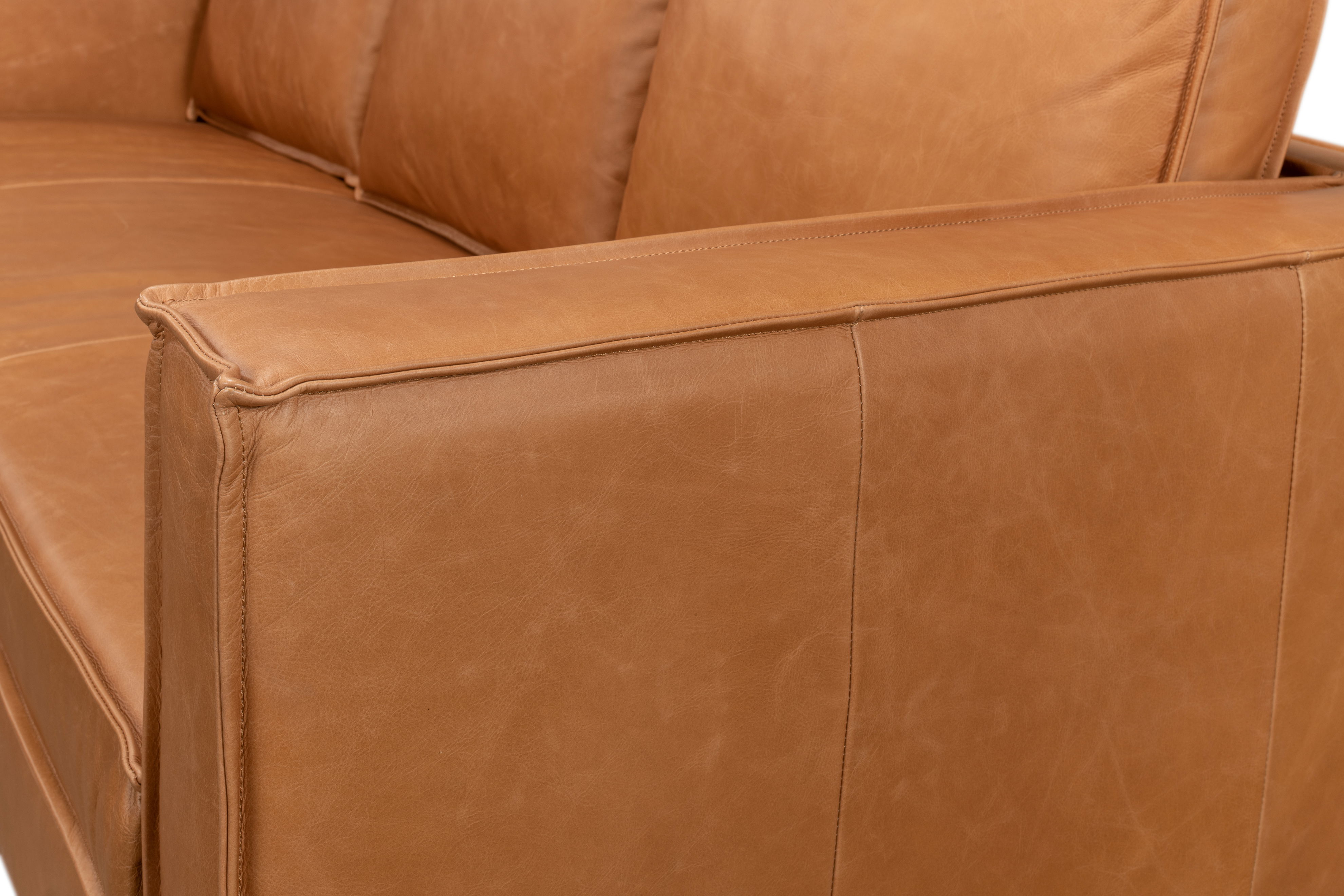 Esprit Leather Sofa large image 