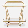 Swain Brass Serving Cart thumbnail 0