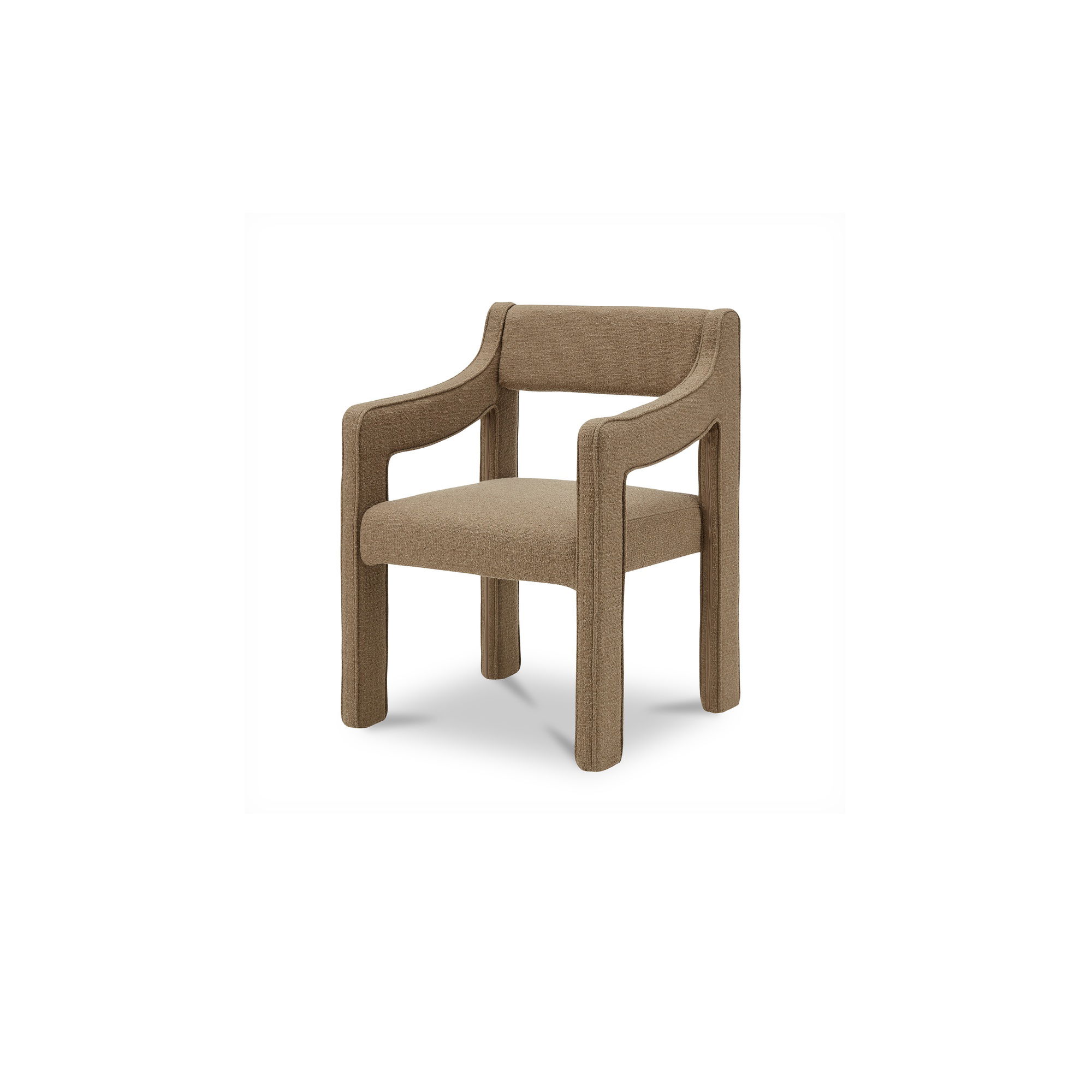 Elise Dining Chair Ochre, by Moe's Home, 22.8" width x 31.9" height x 22.2" depth View 3