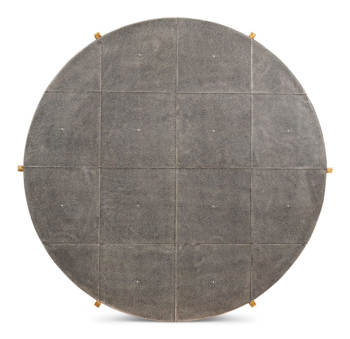 Grey Shagreen Coffee Table, by Sarreid, 2'10" length x 2'10" width x 1'4" height View 11