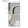Joel Modern Wood Wall Art Set/2 2 Joel Modern Wood Wall Art Set/2 thumbnail 2