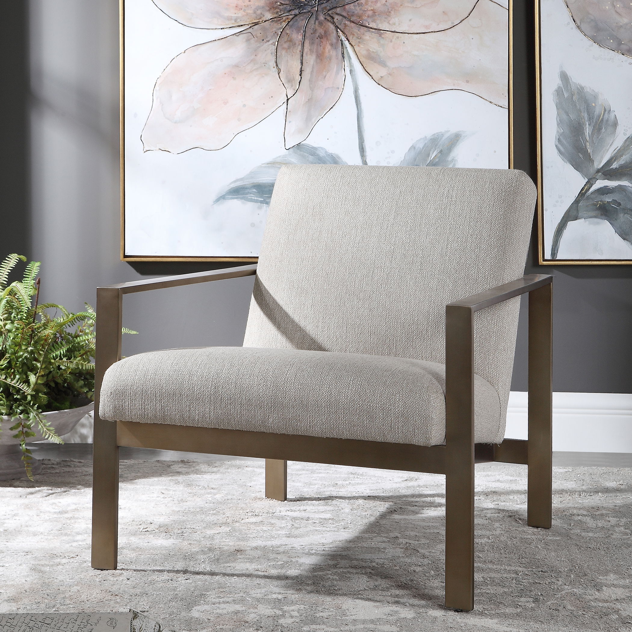 Wills Contemporary Accent Chair large image 