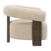 Lennox Shearling Accent Chair, by Uttermost, 38" width x 27" height x 31.5" depth thumbnail 6