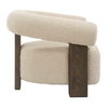 Lennox Shearling Accent Chair, by Uttermost, 38" width x 27" height x 31.5" depth thumbnail 6