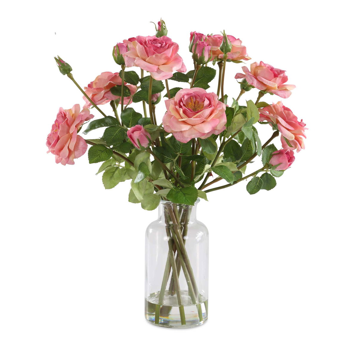 Adoration Rose Bouquet, Artificial Plants & Flower by Uttermost, 11.75" width x 15.25" height x 11.75" depth View 1