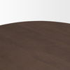 Shima Oval Dark Brown Wood with Arched Legs Coffee Table thumbnail 6